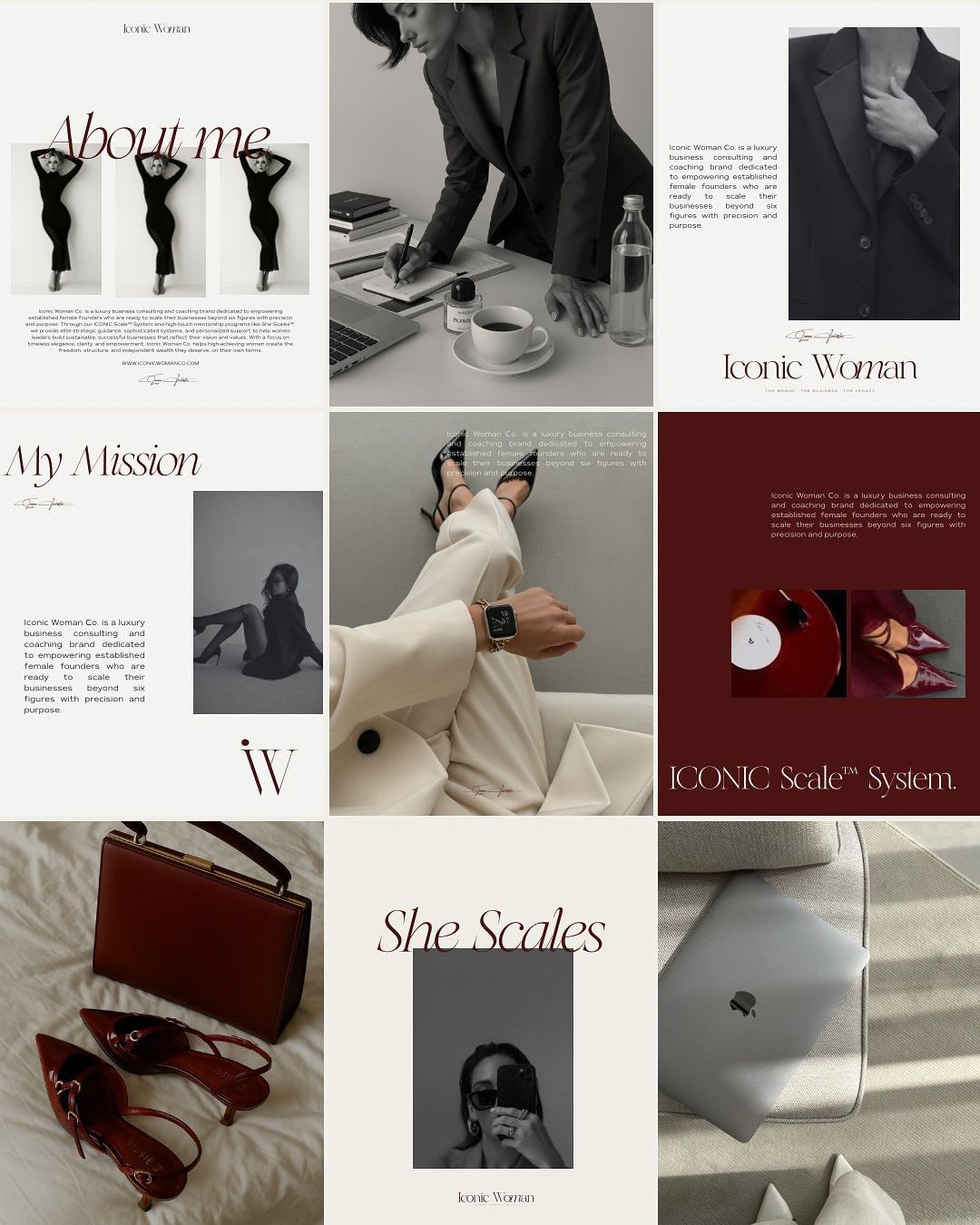 Social media content showcase